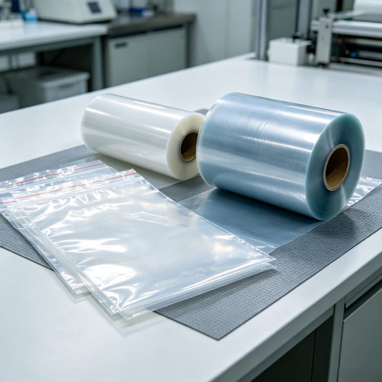 Custom Anti-Static Heat Shrink PE Film for Electronic Goods Consolidation Packaging