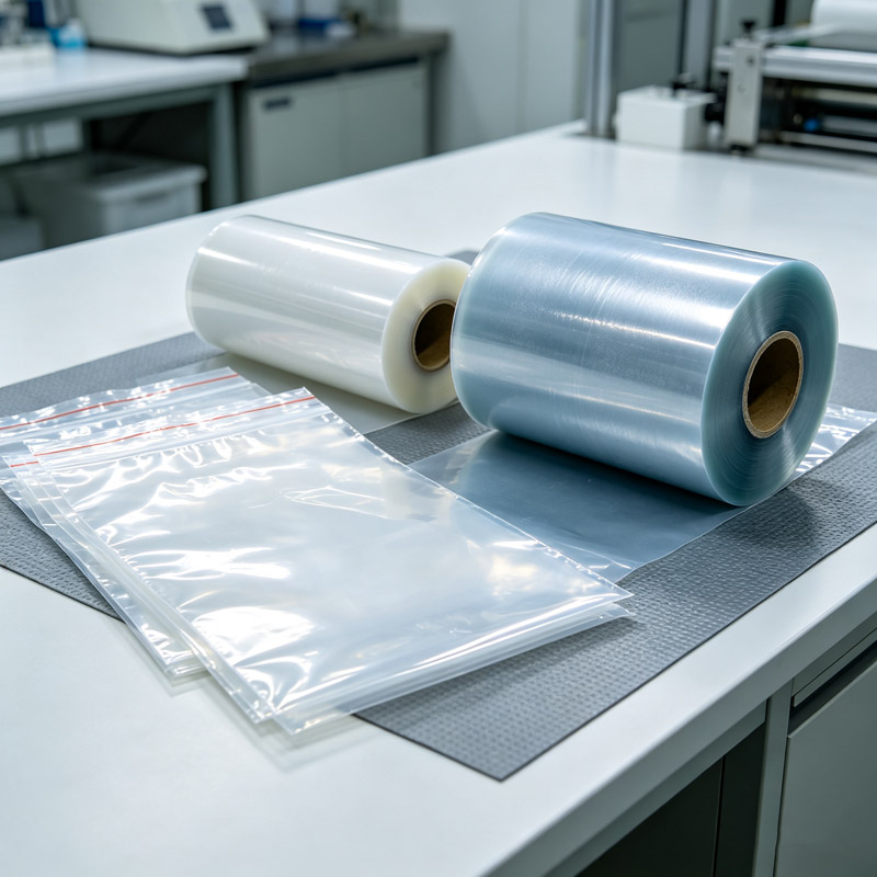 Custom Anti-Static Heat Shrink PE Film for Electronic Goods Consolidation Packaging